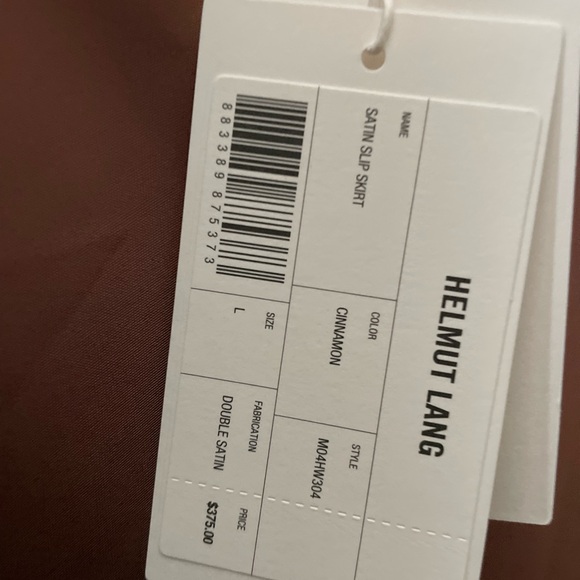 Helmut Lang satin slip skirt - Picture 2 of 3